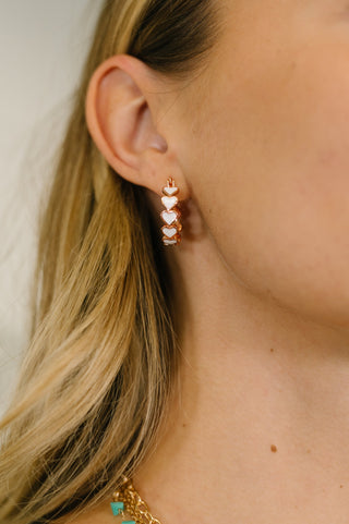 One Eleven North Certified Lover Girl Huggie Earrings