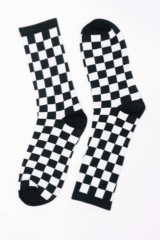 One Eleven North Check Yo'Self Quarter Socks