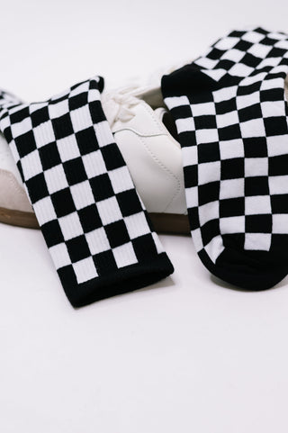 One Eleven North Check Yo'Self Quarter Socks