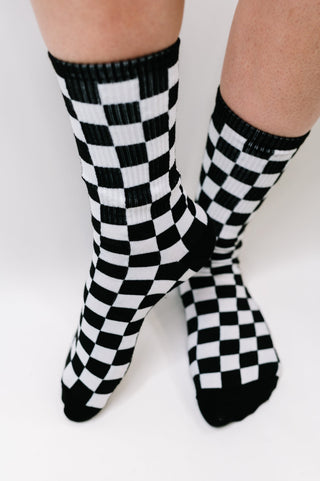 One Eleven North Check Yo'Self Quarter Socks