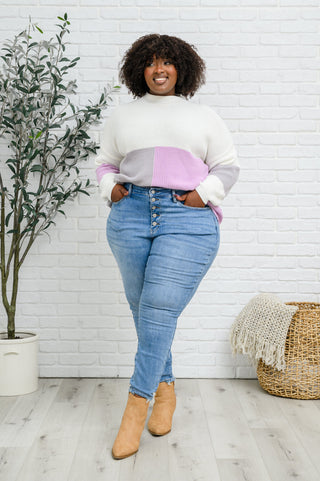 Judy Blue Hi-Rise Button Fly Skinny - Exclusive