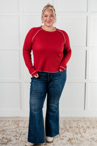 One Eleven North Clever Expression Long Sleeve Top