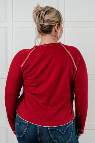 One Eleven North Clever Expression Long Sleeve Top