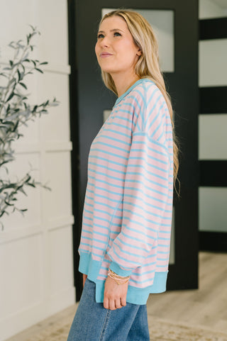 One Eleven North Color Clash Drop Shoulder Long Sleeve