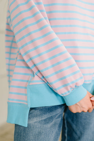 One Eleven North Color Clash Drop Shoulder Long Sleeve