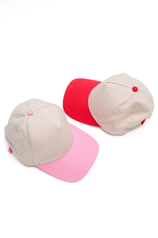 Zenana Come Hither Two Tone Canvas Cap Set