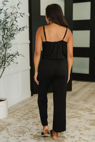 CY Fashion Completely Justified Jumpsuit in Black