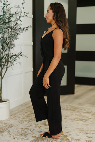 CY Fashion Completely Justified Jumpsuit in Black