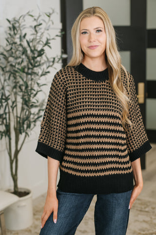 One Eleven North Considering the Circumstances Sweater Knit Top