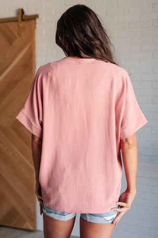 Jodifl Contrary to Popular Belief V-Neck Blouse