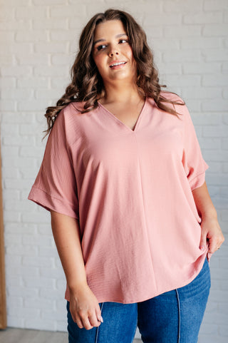 Jodifl Contrary to Popular Belief V-Neck Blouse