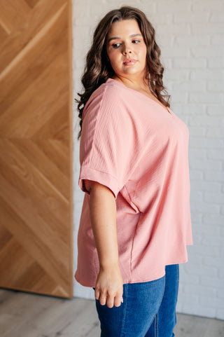 Jodifl Contrary to Popular Belief V-Neck Blouse