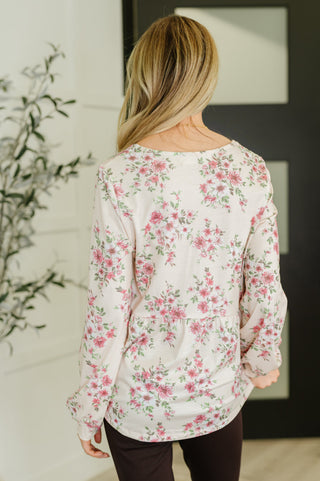 One Eleven North Cool to Be Kind Floral Blouse
