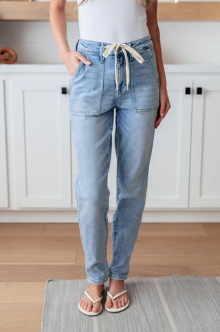 Judy Blue Cooper High Rise Vintage Denim Jogger - Exclusive