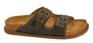 Corkys "Atta Girl" Espresso Crinkle Sandal Shoe