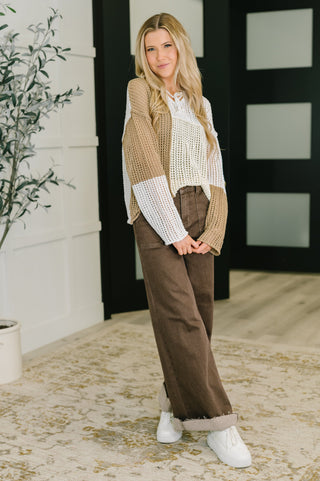 One Eleven North Corner of the Block Loose Knit Sweater