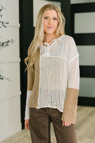 One Eleven North Corner of the Block Loose Knit Sweater