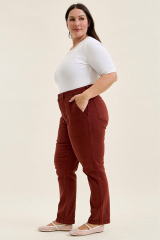 Judy Blue High Waist Pumpkin Spice Aurora Weekender Denim Jeans 881197