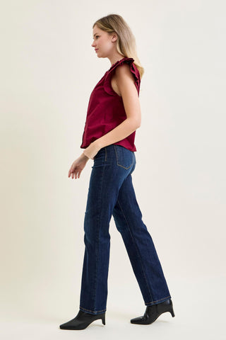 Judy Blue High Waist Straight Denim Jeans 82627