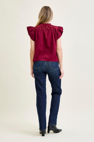 Judy Blue High Waist Straight Denim Jeans 82627