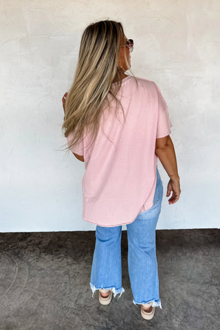 Joey Washed Cotton Boyfriend Tee