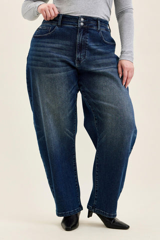 Judy Blue High Waist Double Button Marlow Arc Denim Jeans 881131
