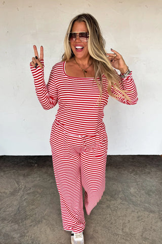 Blakeley Haddie Stripe Lounge Set