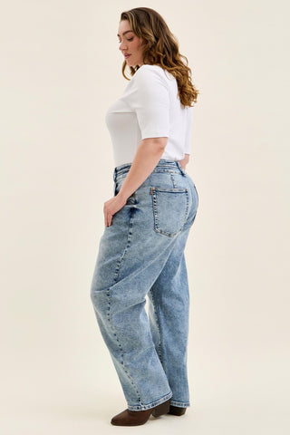 Judy Blue High Waist Double Waistband Marlow Arc Denim Jeans 881102