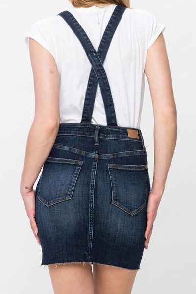 Judy Blue High Waist Overall Skirt Denim Dress 2810 - Exclusive-Jeans-Sunshine and Wine Boutique