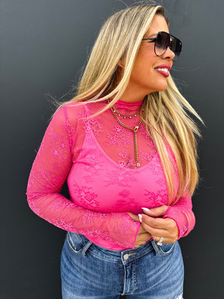 Blakeley Valentine Roxy Lace Top in Five Colors