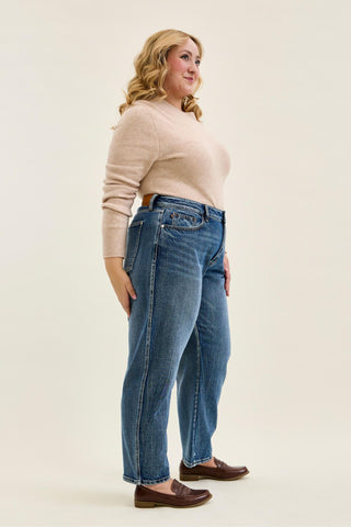 Judy Blue High Waist Rigid Magic Marlow Arc Denim Jeans 881158 - Petite