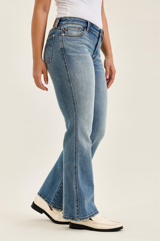 Judy Blue Low Rise Daisy Genie Blue Bootcut Denim Jeans 82747