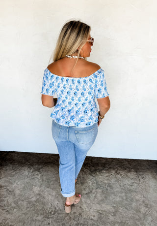 Blakeley Essie Floral Smocked Top