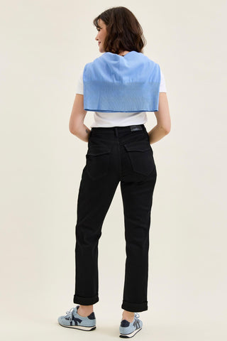 Judy Blue High Waist Black Aurora Weekender Denim Jeans 881217
