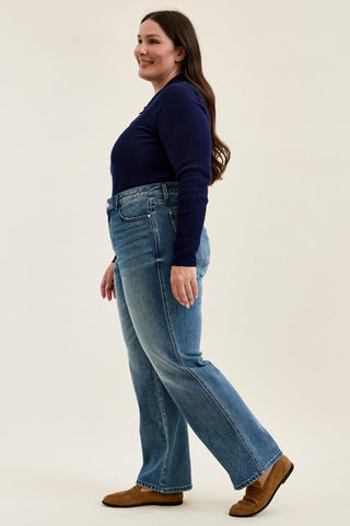 Judy Blue High Waist Kimberly Rigid Magic Straight Denim Jeans 881185