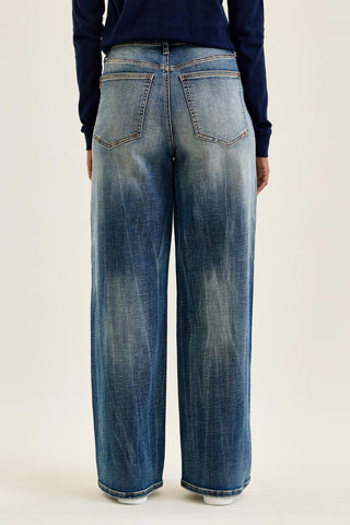 Judy Blue High Waist Vintage Blast Wilhelmina Baggy Denim Jeans 881157