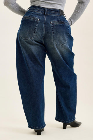 Judy Blue High Waist Double Button Marlow Arc Denim Jeans 881131