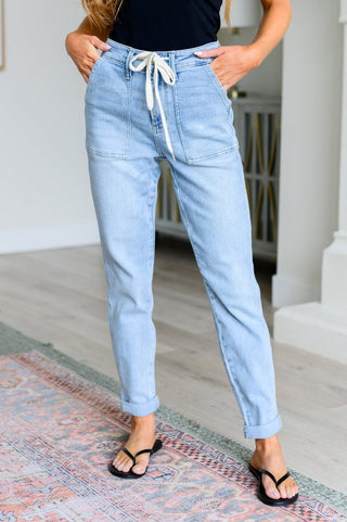 Judy Blue Cooper High Rise Vintage Denim Jogger - Exclusive