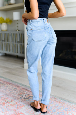 Judy Blue Cooper High Rise Vintage Denim Jogger - Exclusive