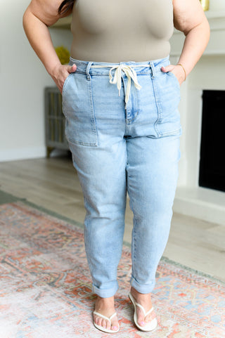 Judy Blue Cooper High Rise Vintage Denim Jogger - Exclusive