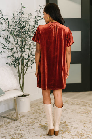One Eleven North Damsel in This Velvet Dress