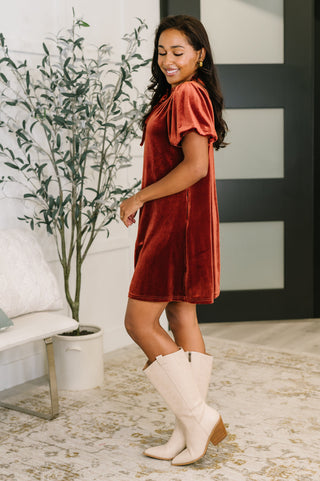 One Eleven North Damsel in This Velvet Dress