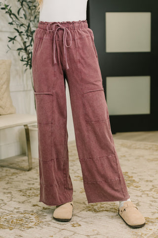 One Eleven North Darlin' So It Goes Mineral Wash High Waisted Sweats