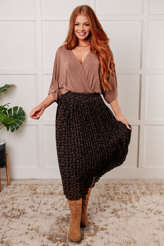 Mittoshop Dazzlingly Draped V-Neck Blouse