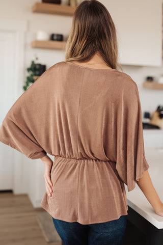 Mittoshop Dazzlingly Draped V-Neck Blouse
