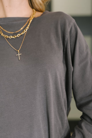 Mono B Dedicated Dolman Sleeve Top