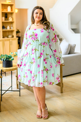 Haptics Delightfully Yours Floral Dress