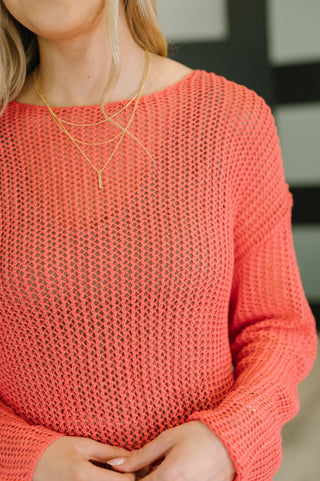 One Eleven North Desert Bloom Loose Knit Sweater