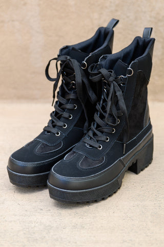 Mittoshop Desert Nights Lace Up Boots In Black