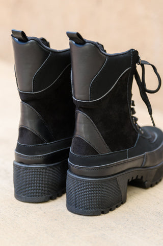 Mittoshop Desert Nights Lace Up Boots In Black